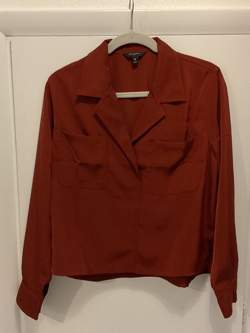 Banana Republic Factory Top, Copper Rust Color, Size Medium